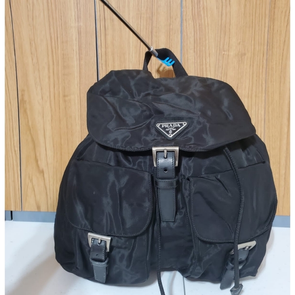 Prada Black Tessuto Nylon Backpack - Picture 2 of 16